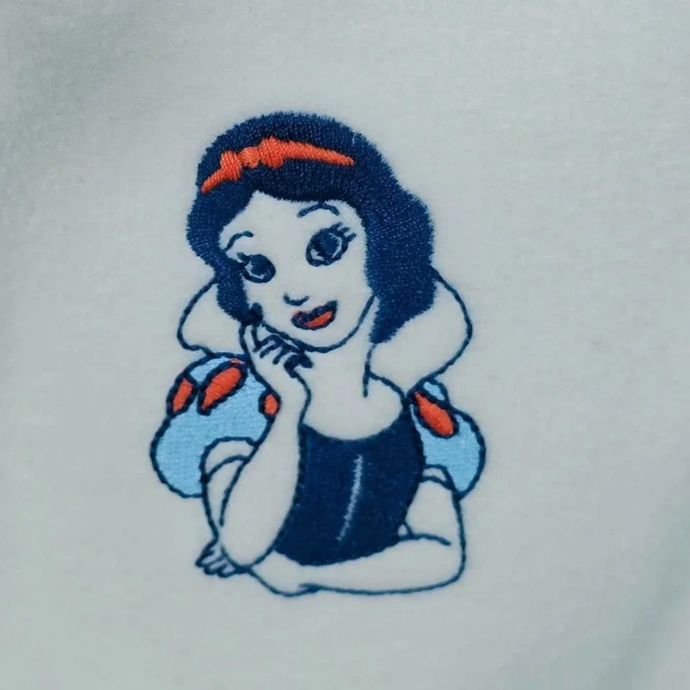 Disney Girls Snow White Fleece Vest Off White Size M 8
